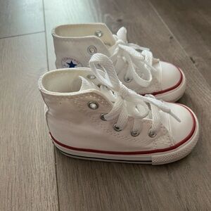 Baby converse high top white